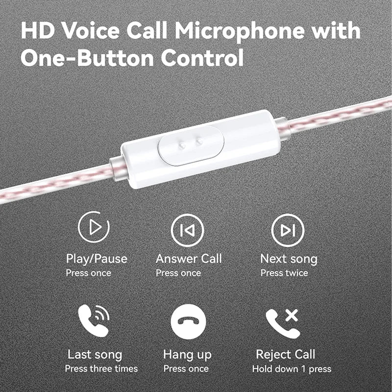 TKZK TK02 HiFi In-Ear Earphones - High-Purity OFC Cable 3.5mm 2Pin Plug Comfortable Wear for Wide Compatibility Improved Model