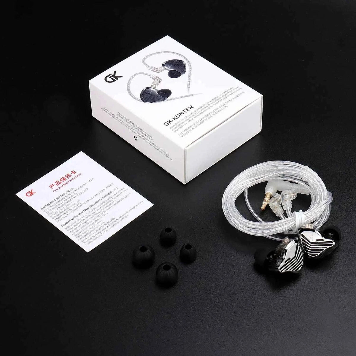 LNEFAN GK Kunten 1DD HiFi In-Ear Monitor Earphones Metal