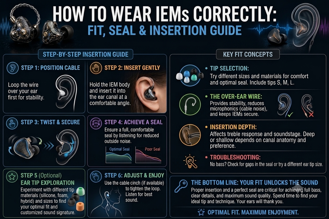 Information piece about using IEMs and getting the most out of ear tips 