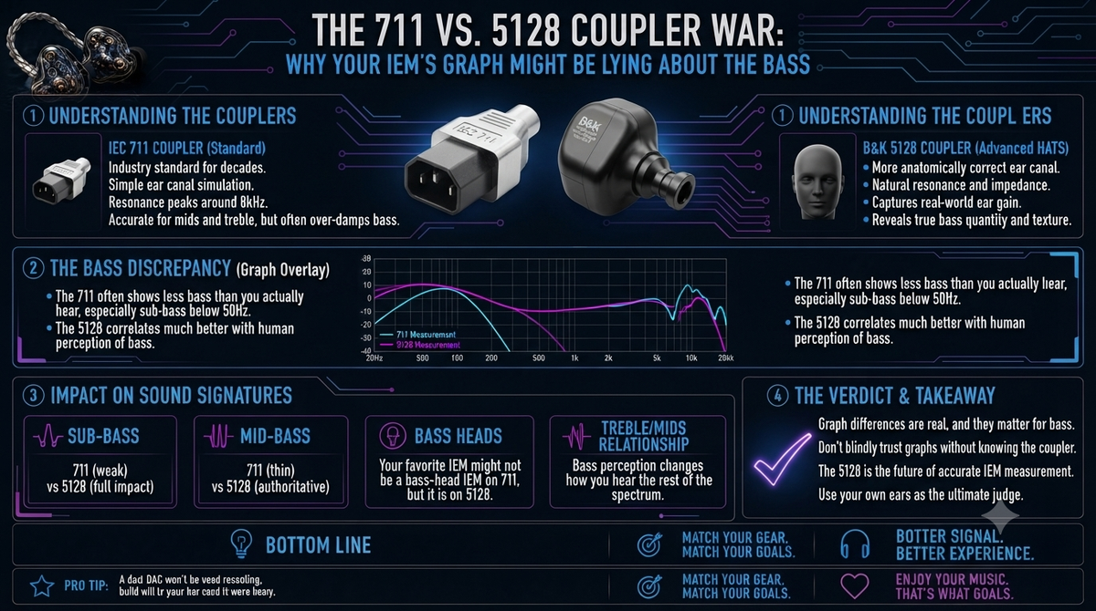 Informational diagram about the two main graph couplers and how they affect the results