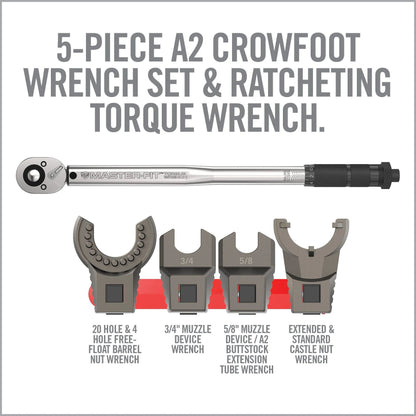 Master-Fit A2/AR15 Crowfoot Wrench Set