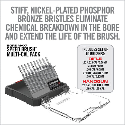 Bore-Max Speed Brushes Multi-Cal Pack