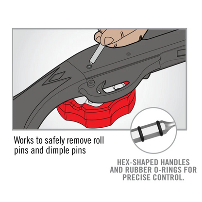 Accu-Punch 11-Piece Roll Pin Punch Set