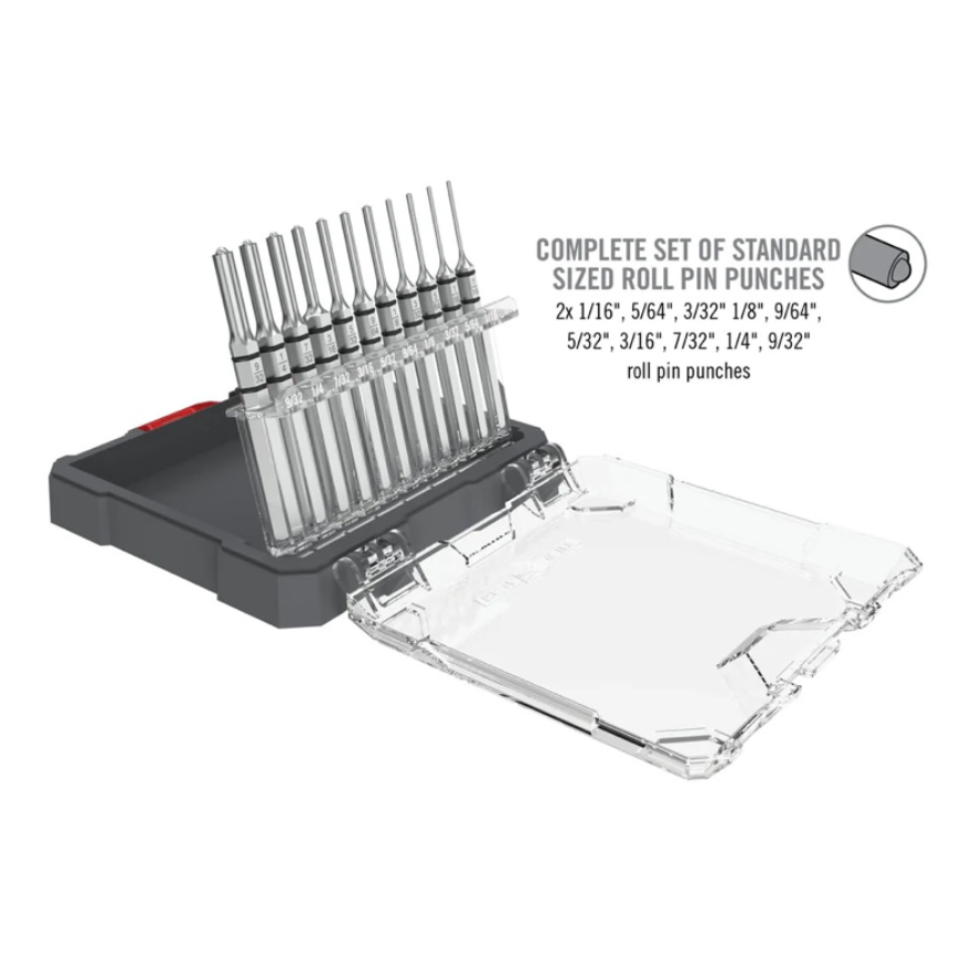 Accu-Punch 11-Piece Roll Pin Punch Set