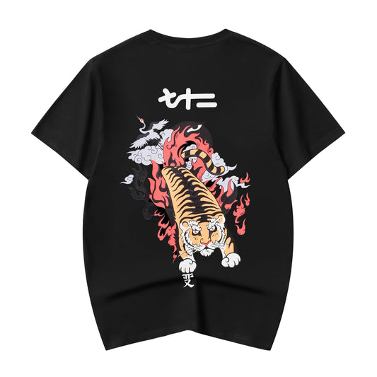YeT029 Pouncing Fiery Tiger Tee
