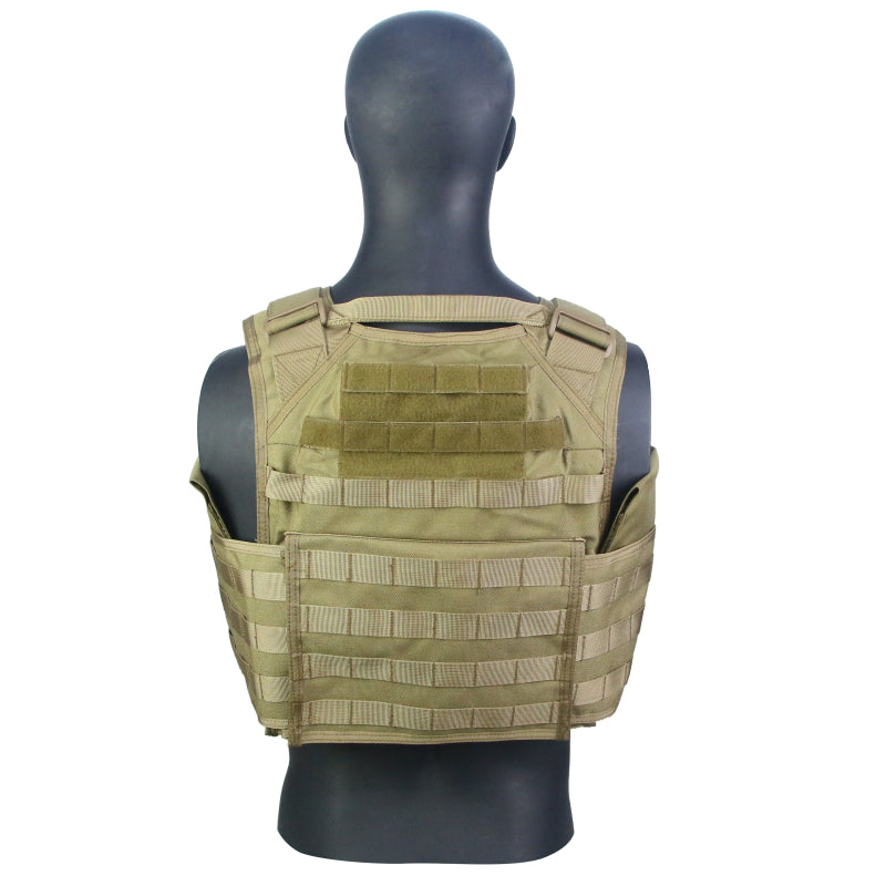 Full plate carrier that fits front plates and side plates