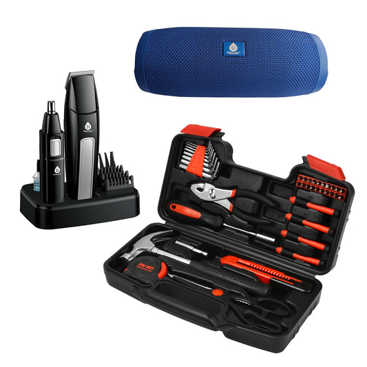 DC-PURSONIC Ultimate Men's Package - Tool Kit, Speaker & Grooming Set