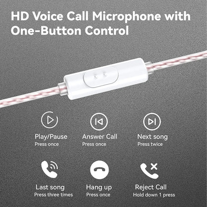 TKZK TK02 HiFi In-Ear Earphones - High-Purity OFC Cable 3.5mm 2Pin Plug Comfortable Wear for Wide Compatibility Improved Model