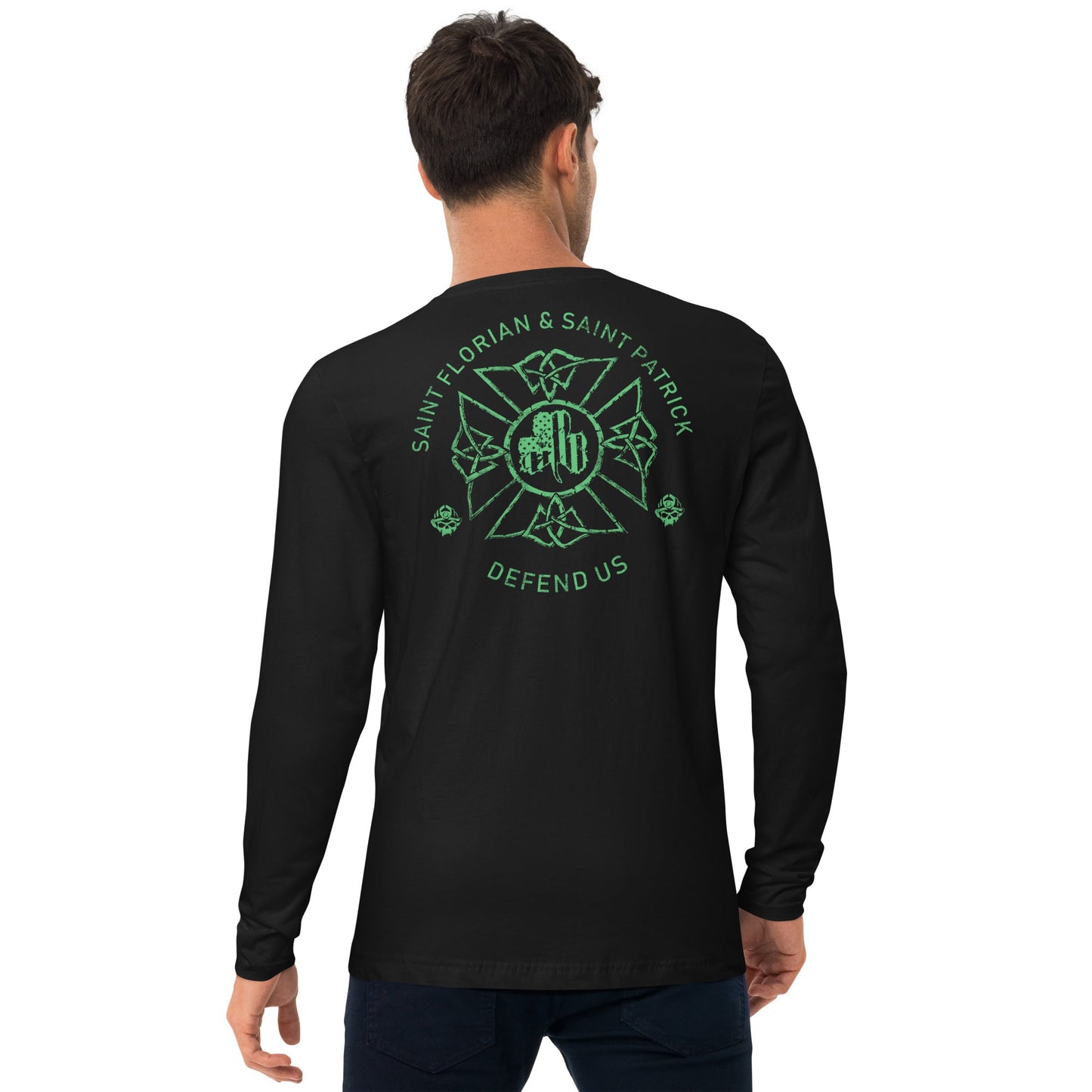 St. Florian Protect Us Premium Long Sleeve Tee