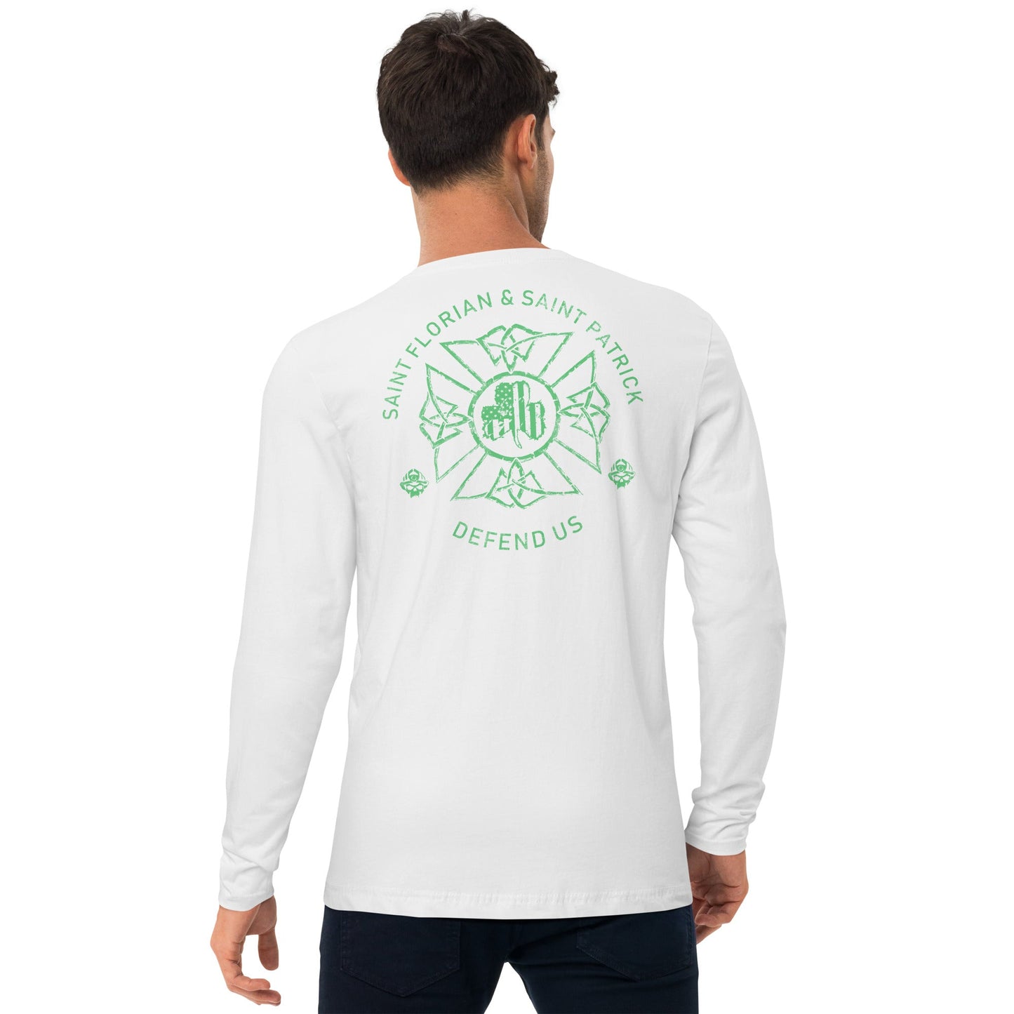 St. Florian Protect Us Premium Long Sleeve Tee