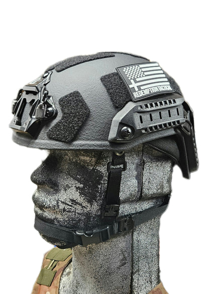 Ballistic Helmet RT2 High Cut Helmet: Tested to LEVEL IIIA (Included Arc Rails, Padding, Straps)