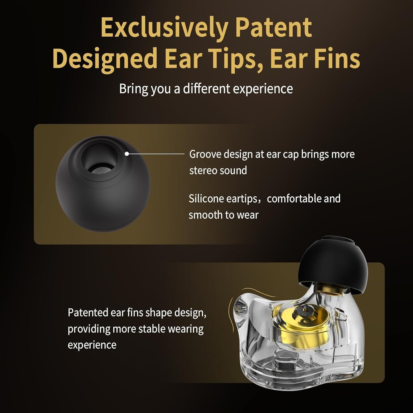 THE VOLTRAY VAULT CCZ MC02 features uniquely designed ear tips and fins for enhanced comfort and sound quality.