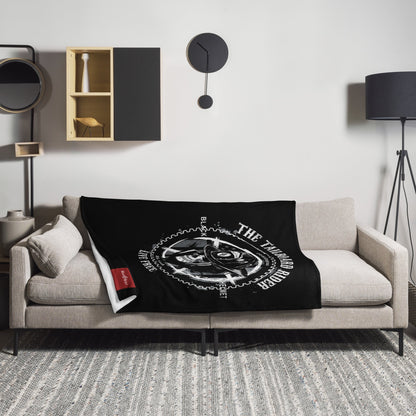 Tailboard Rider Throw Blanket