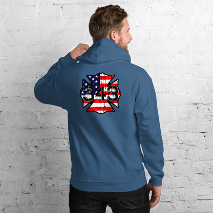 343 Never Forget Pullover Pocket Hoodie