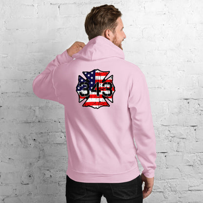 343 Never Forget Pullover Pocket Hoodie