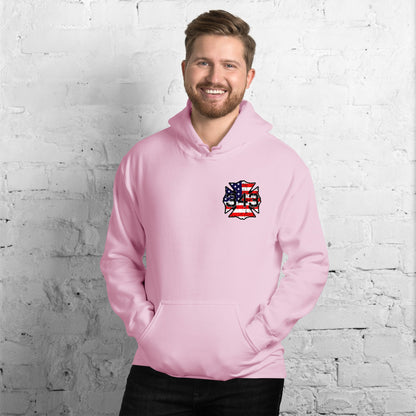 343 Never Forget Pullover Pocket Hoodie