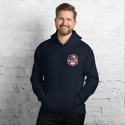 343 Never Forget Pullover Pocket Hoodie
